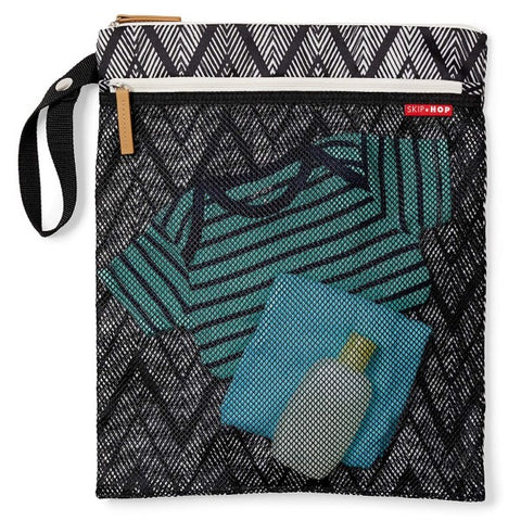 Skip Hop Grab & Go Wet/Dry Bag - Zig Zag Zebra