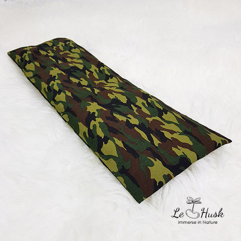 Le Husk Bean Sprout Husk Baby Pillow - Camo Green Baby Pillow,Pillow / Small