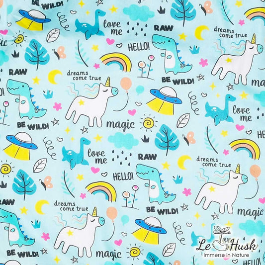 Magical Land Fitted Sheet - Blue