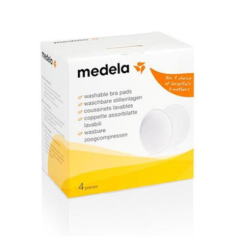 Medela Safe & Dry™ Washable Bra Pads - 4 Pcs/Box