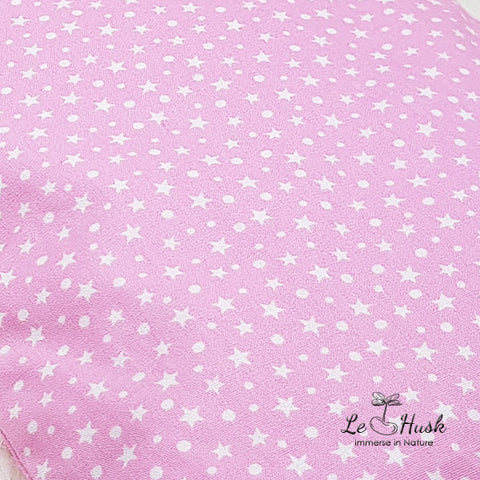 Le Husk Bean Sprout Husk Baby Pillow - Twinkle Pink Baby Pillow,Pillow Case Only / Small