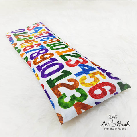 Le Husk Bean Sprout Husk Baby Pillow - Colorful Crayon Numbers Baby Pillow (USA Import),Pillow / Small