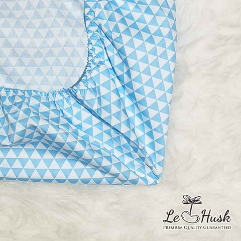 Diamond Blue Fitted Sheet