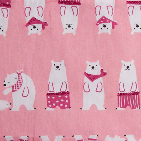 Le Husk Bean Sprout Husk Baby Pillow - Polar Bear (Pink) Baby Pillow,Pillow Case Only / Small